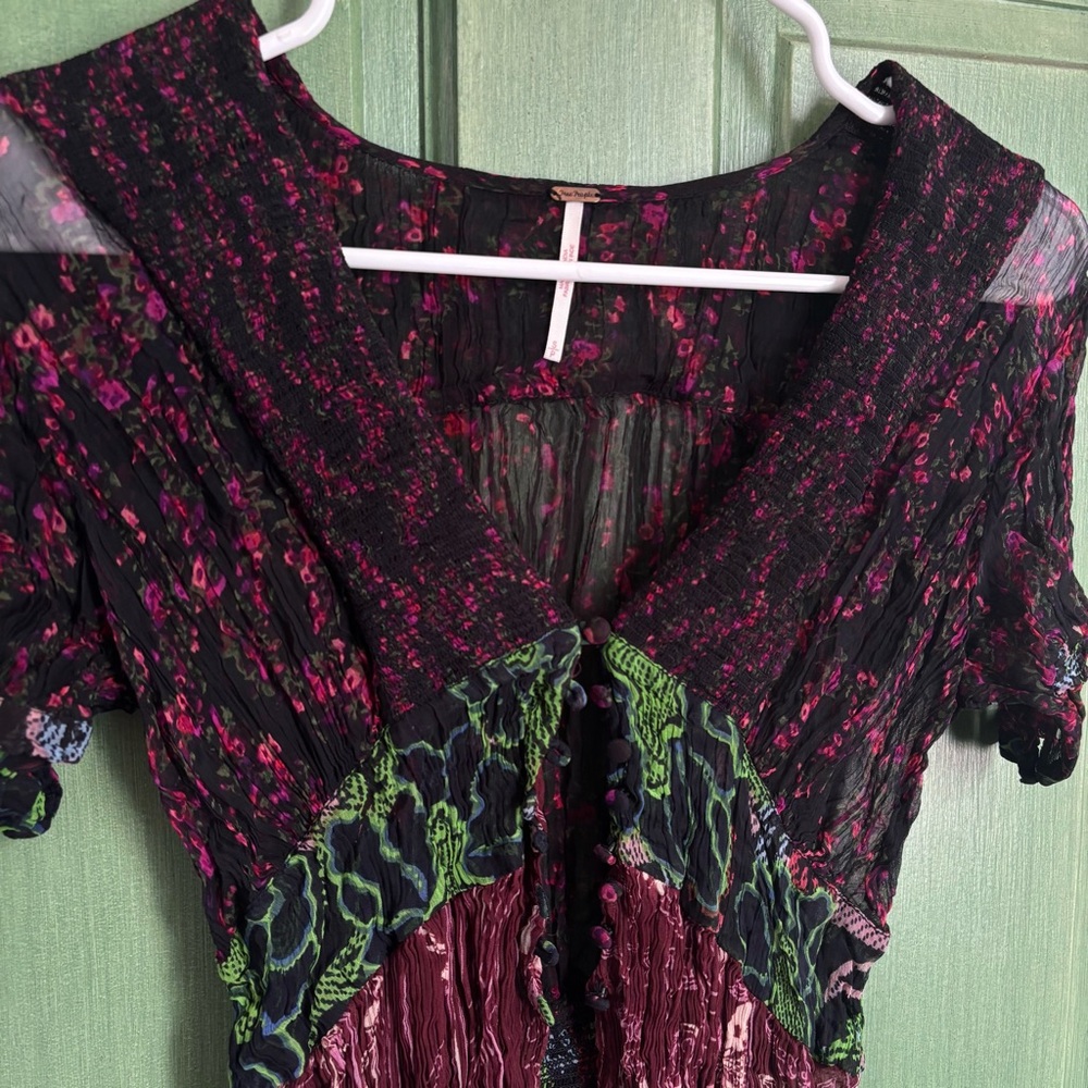 Free People Sheer Maxi Top - Picture 3 of 5